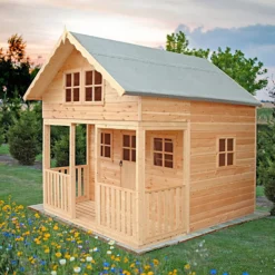 Shire 8 X 10ft Lodge Kids Wooden Playhouse - Including Installation -Lifetime Sales 13505349 1684931992548186
