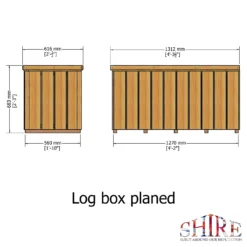 Shire Planed Timber Garden Storage Box 4x2 -Lifetime Sales 13505352 2094932698544684