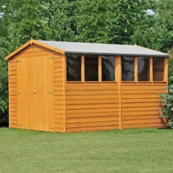 Shire 10x6ft Overlap Garden Shed - Including Installation -Lifetime Sales 13508654 6274926476043408