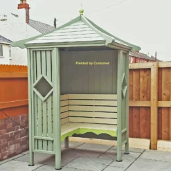 Shire 5x5 Corner Garden Arbour -Lifetime Sales 13508668 7274932698323440