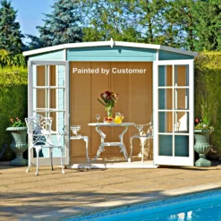 Shire 8x8ft Hampton Summerhouse - Including Installation -Lifetime Sales 13508671 2404926476349327