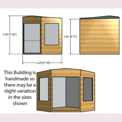 Shire 8x8ft Hampton Summerhouse - Including Installation -Lifetime Sales 13508671 2764926476219274
