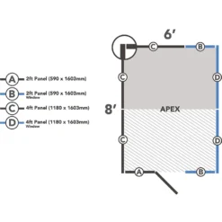 Forest Garden Shiplap Tongue & Groove Dip Treated 8x6 Wooden Potting Shed -Lifetime Sales 13523732 3504937074218702
