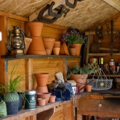 Forest Garden Shiplap Tongue & Groove Dip Treated 8x6 Wooden Potting Shed -Lifetime Sales 13523732 7574937074484298