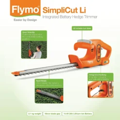 Flymo SimpliCut Cordless Hedge Trimmer -Lifetime Sales 13524808 1594936857993480
