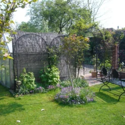 Agriframes Round Garden Screen - W 1.2m X H 2.9m - Black -Lifetime Sales 13526229 8834974419514669