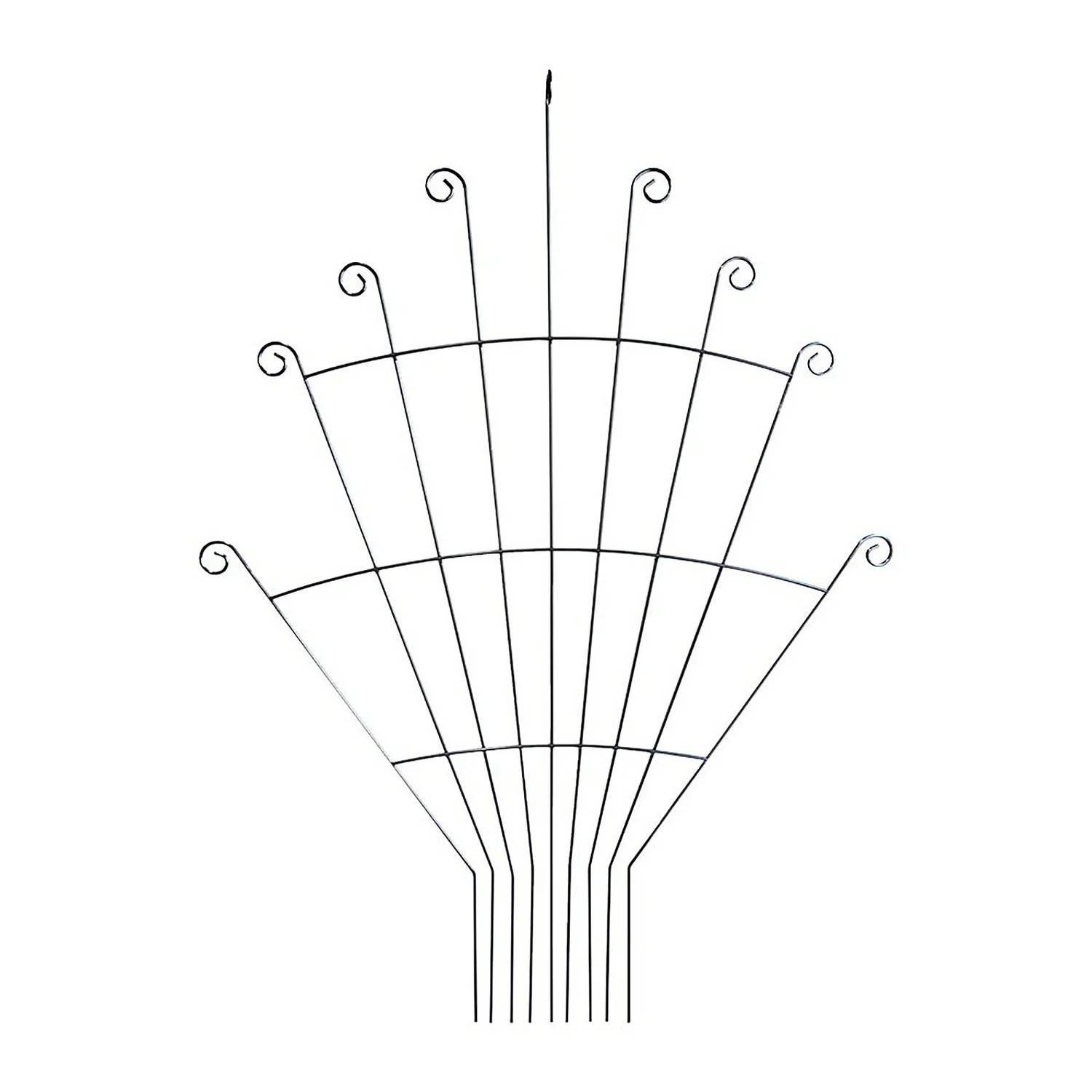 Agriframes Peacock Garden Trellis - W 1m X H 1.25m - Black 3 Agriframes Peacock Garden Trellis - W 1m X H 1.25m - Black