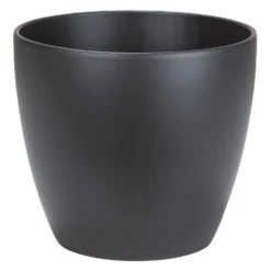 Black Anthracite Indoor Plant Pot - 33cm