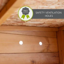 Country Living 8ft X 6ft Premium Colton Double Storey Playhouse With Veranda Painted + Installation - Aurora Green -Lifetime Sales 13554908 1575012834499420