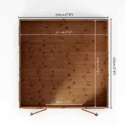 Country Living Premium Hatton 8ft X 8ft Contemporary Summerhouse Painted + Installation - Aurora Green -Lifetime Sales 13554917 1594949332081515