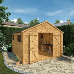 Mercia 12ft X 10ft Premium Shiplap Modular Workshop Shed -Lifetime Sales 13555747 3374949336736384