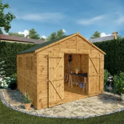 Mercia 10ft X 10ft Premium Shiplap Modular Workshop Shed -Lifetime Sales 13555749 3704937168077383