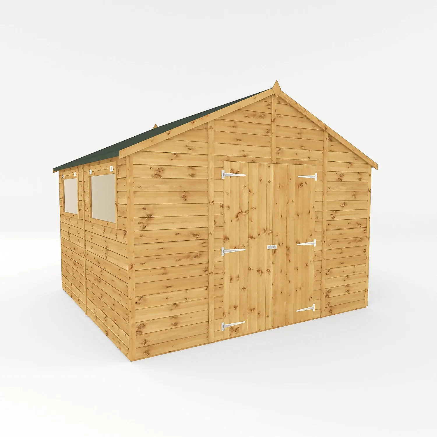 Mercia 10ft X 10ft Premium Shiplap Modular Workshop Shed - Including Installation 3 Mercia 10ft X 10ft Premium Shiplap Modular Workshop Shed - Including Installation
