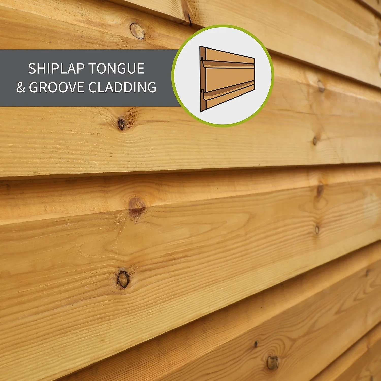 Mercia 10ft X 10ft Premium Shiplap Modular Workshop Shed - Including Installation 6 Mercia 10ft X 10ft Premium Shiplap Modular Workshop Shed - Including Installation - Image 4