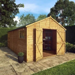 Mercia 18ft X 10ft Premium Shiplap Modular Workshop Shed -Lifetime Sales 13555757 4114949334058860