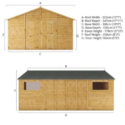 Mercia 18ft X 10ft Premium Shiplap Modular Workshop Shed - Including Installation -Lifetime Sales 13555759 7654949335913454