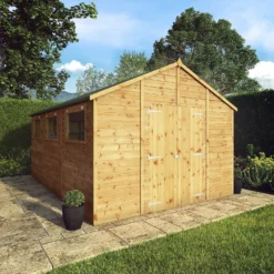 Mercia 15ft X 10ft Premium Shiplap Modular Workshop Shed - Including Installation -Lifetime Sales 13555760 1604949333085615