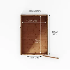 Mercia 6ft X 4ft Premium Windowless Shiplap Apex Shed -Lifetime Sales 13555764 3784949336246031