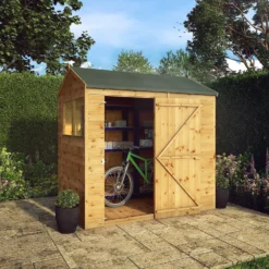 Mercia 7ft X 5ft Premium Shiplap Reverse Apex Shed -Lifetime Sales 13555778 3694949338570557