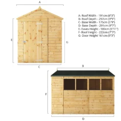 Mercia 10ft X 6ft Premium Shiplap Apex Shed - Including Installation 18 Mercia 10ft X 6ft Premium Shiplap Apex Shed - Including Installation -Lifetime Sales 13555784 1294949337809076