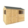 Mercia 10ft X 6ft Premium Shiplap Reverse Apex Shed - Including Installation
