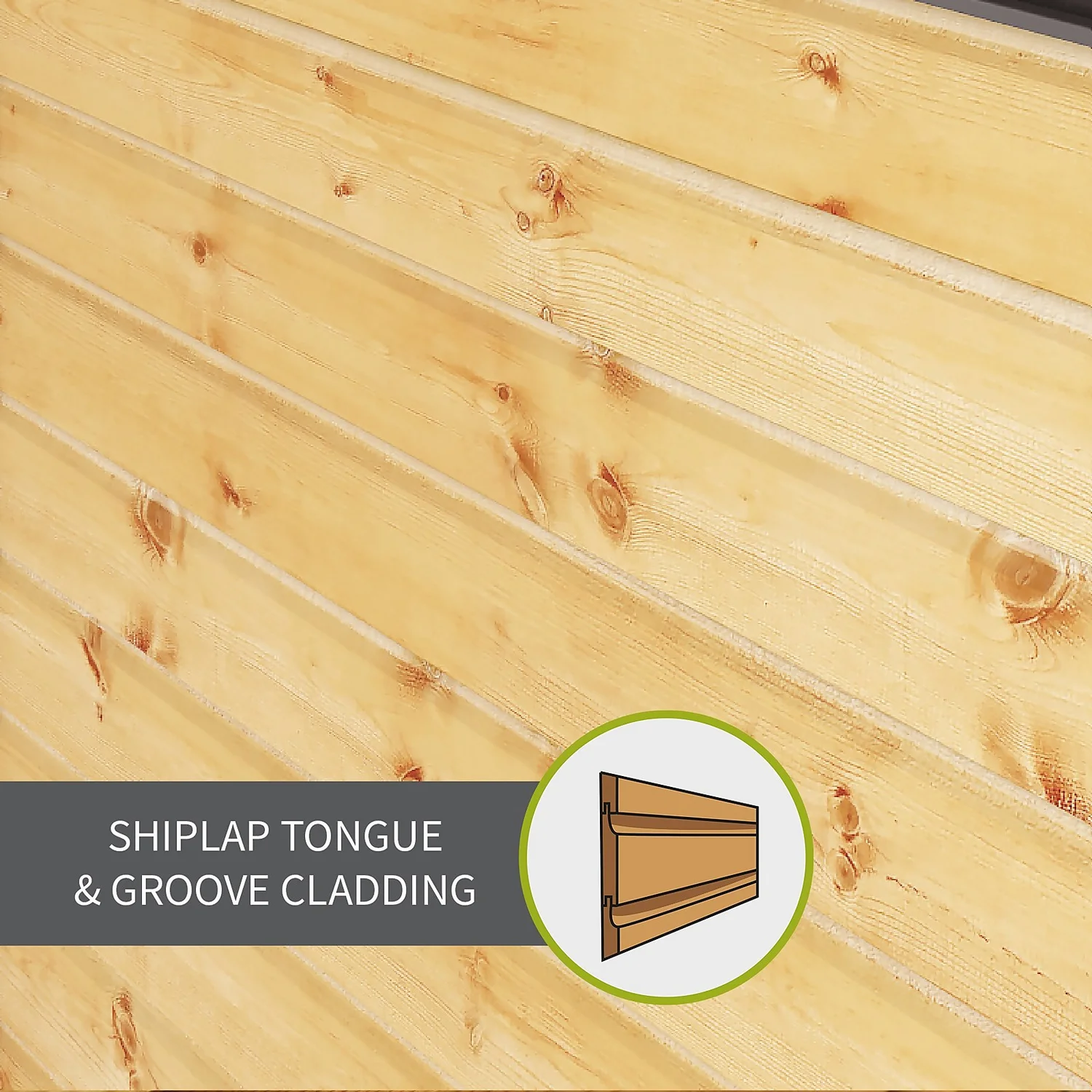 Mercia 10ft X 8ft Premium Shiplap Reverse Apex Shed 6 Mercia 10ft X 8ft Premium Shiplap Reverse Apex Shed - Image 4
