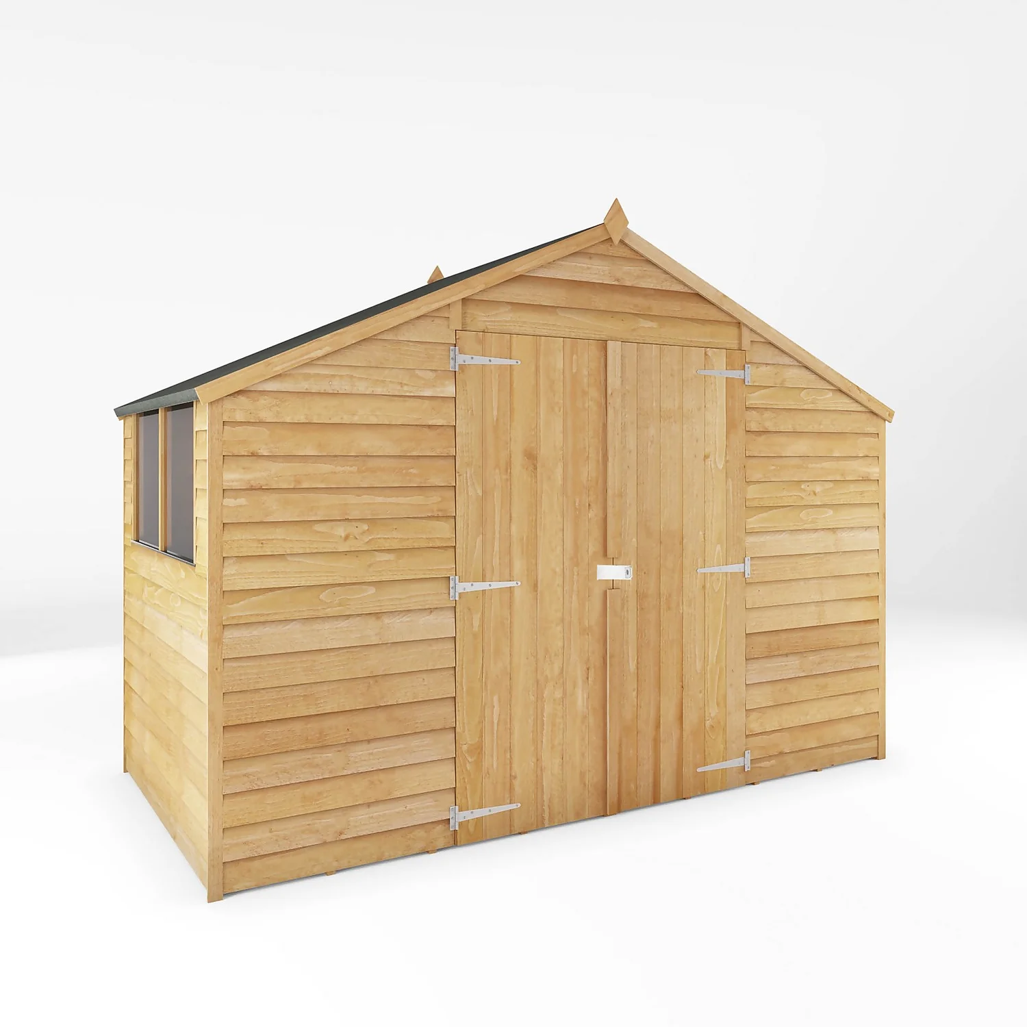 Mercia 5ft X 10ft Overlap Apex Shed 3 Mercia 5ft X 10ft Overlap Apex Shed