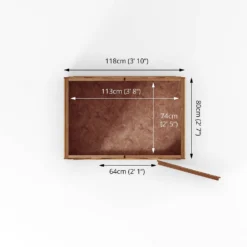 Mercia 3ft X 4ft Overlap Windowless Apex - Including Installation -Lifetime Sales 13555803 7965012836370790