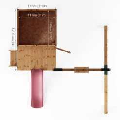 Mercia 4ft X 4ft Snug Wooden Playhouse With Tower - Installation Included -Lifetime Sales 13555805 4235027846390181