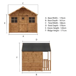 Mercia 5ft X 6ft Honeysuckle Wooden Playhouse - Installation Included 19 Mercia 5ft X 6ft Honeysuckle Wooden Playhouse - Installation Included -Lifetime Sales 13555809 8604949337194538