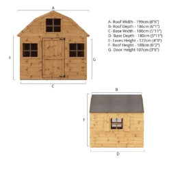 Mercia 6ft X 6ft Dutch Wooden Playhouse -Lifetime Sales 13555817 2784988926020042