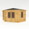 Mercia 4m X 4m Corner Log Cabin 28mm -Lifetime Sales 13555833 4975025544559427