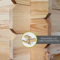 Mercia 4m X 3m Garden Retreat Log Cabin 28mm -Lifetime Sales 13555835 8345025545561001