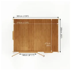 Mercia 4m X 3m Home Office Log Cabin 28mm -Lifetime Sales 13555840 1585025545267712