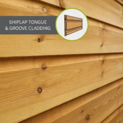 Mercia 8ft X 4ft Premium Shiplap Modular Pent Shed - Including Installation -Lifetime Sales 13555850 1144949338130142