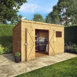 Mercia 12ft X 6ft Premium Shiplap Pent Shed - Including Installation -Lifetime Sales 13555857 1604949334963282
