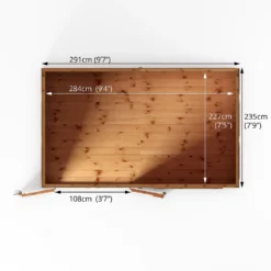 Mercia 10ft X 8ft Premium Shiplap Pent Shed - Including Installation -Lifetime Sales 13555859 3565011477713135