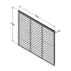 Forest Larchlap Fence Panel - 5ft X 6ft -Lifetime Sales 13625407 1194936425376947