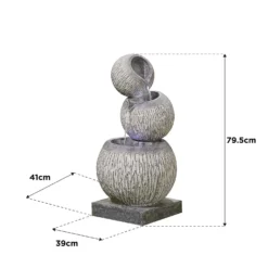 Stylish Fountain Illusion Falls Water Feature With LEDs -Lifetime Sales 13846045 1394978881020436