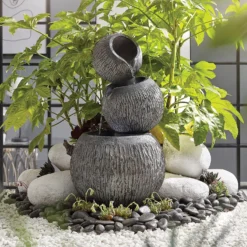 Stylish Fountain Illusion Falls Water Feature With LEDs -Lifetime Sales 13846045 1784962027585657