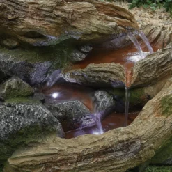 Stylish Fountain Bubbling Brook Water Feature With LEDs -Lifetime Sales 13846059 1034962028294095