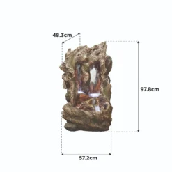 Stylish Fountain Colorado Falls Water Feature With LEDs -Lifetime Sales 13846061 1254978880621934