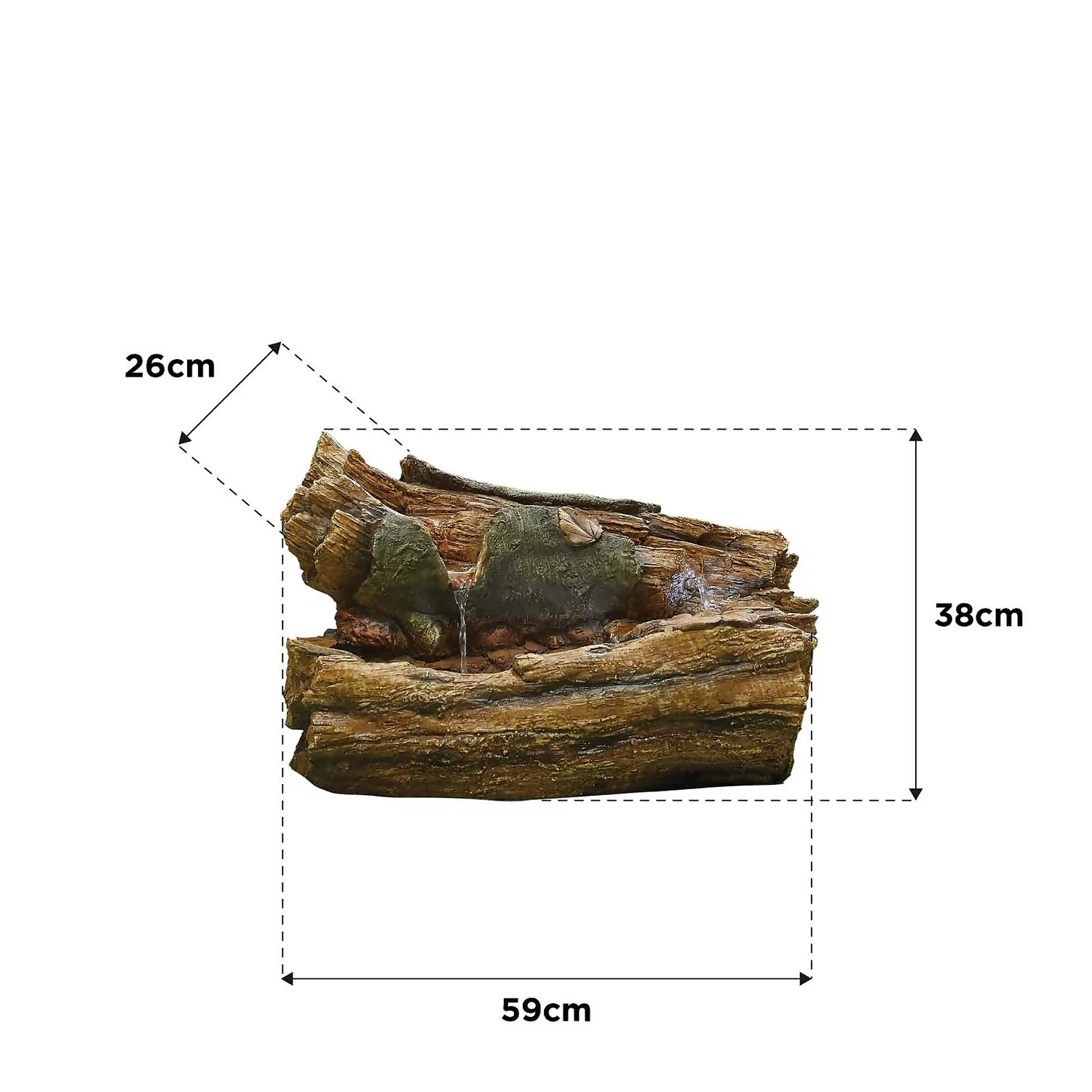 Stylish Fountain Balsam Pools Water Feature With LEDs 8 Stylish Fountain Balsam Pools Water Feature With LEDs - Image 6