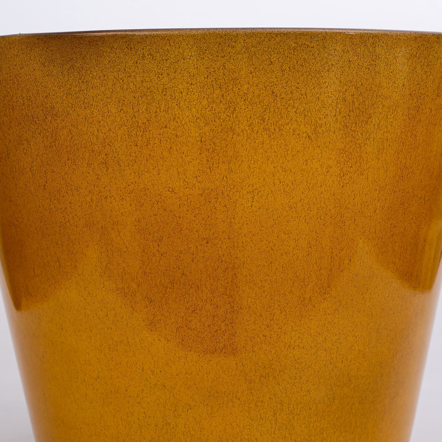 Glazed Finish Planter Mustard 40cm 5 Glazed Finish Planter Mustard 40cm - Image 3