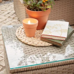 Alexandria Rattan Effect Garden Corner Sofa Set -Lifetime Sales 13936306 8645022386515689