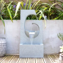 Stylish Fountain Ango Falls Garden Water Feature With LEDs -Lifetime Sales 13947169 2065005844485926