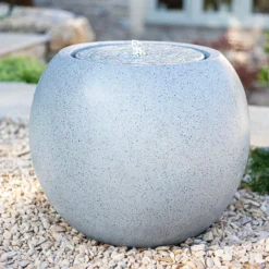 Stylish Fountain Nara Ripple Garden Water Feature With LEDs -Lifetime Sales 13947171 7665005844791440