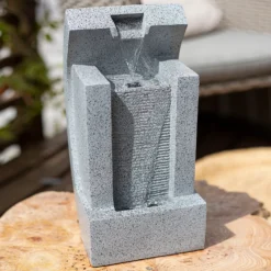 Stylish Fountain Kiso Column Garden Water Feature With LEDs -Lifetime Sales 13947172 1325005844798628