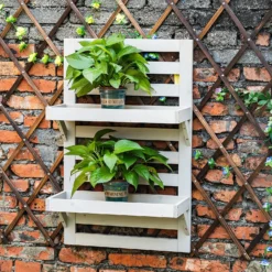 Homebase Indoor/Outdoor Wooden Plant Shelves -Lifetime Sales 13950433 6295013038775639