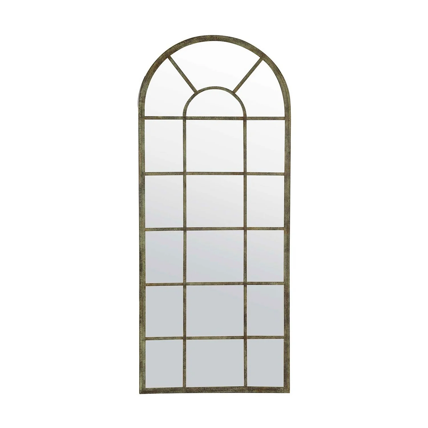 MirrorOutlet Green Country Arch Large Garden Mirror - 159x66cm 4 MirrorOutlet Green Country Arch Large Garden Mirror - 159x66cm - Image 2
